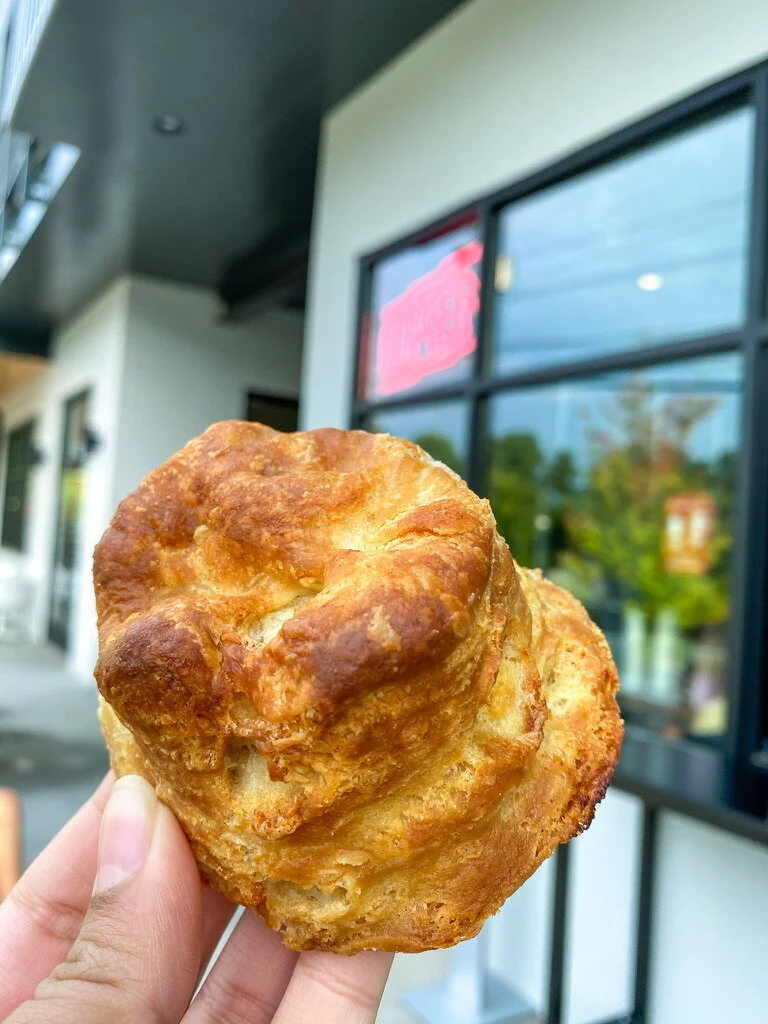 Biscuit with Peach Jam