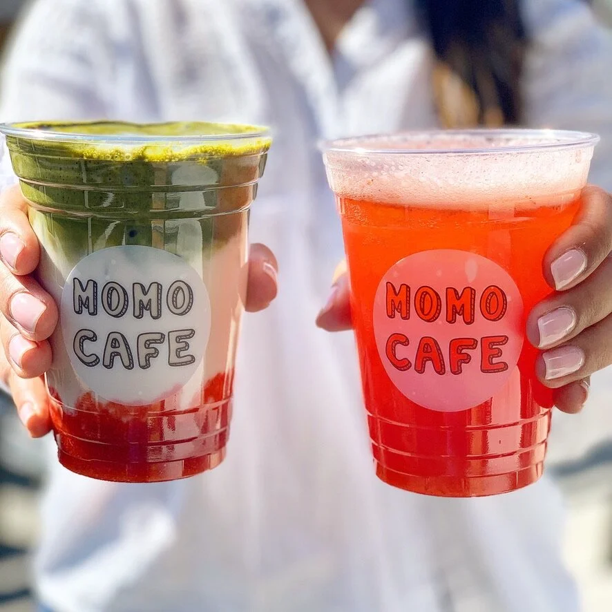 Matcha/Strawberry Latte + Sparkling Smash (Pre-Covid)