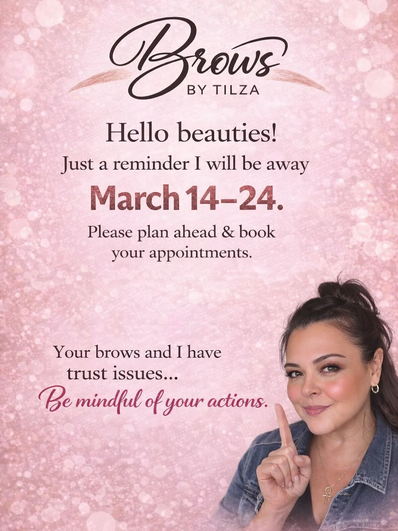 Travel alert my beauties!!! Please plan ahead as I have some spaces still available. 

#browsbytilza #travelplans #browshapingmiami #miamibrows #coralgablebrows