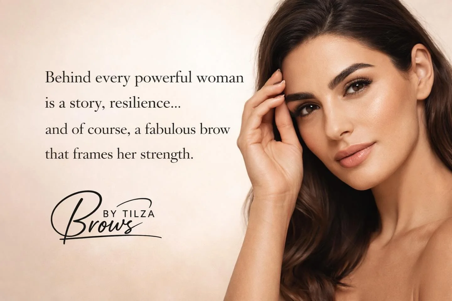 Behind every powerful woman is a story.

A story of resilience, growth, courage&hellip; and sometimes a really good brow artist.

Brows frame the face, but they also frame confidence. And when a woman feels confident, there is truly nothing she canno