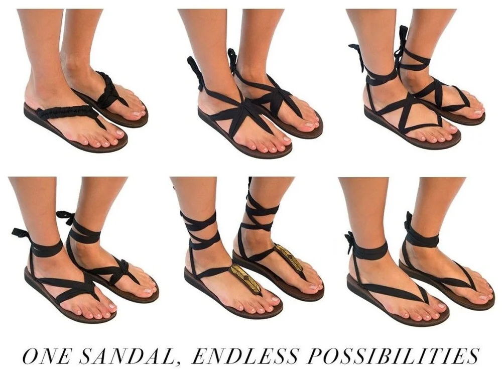 ribbon sandals
