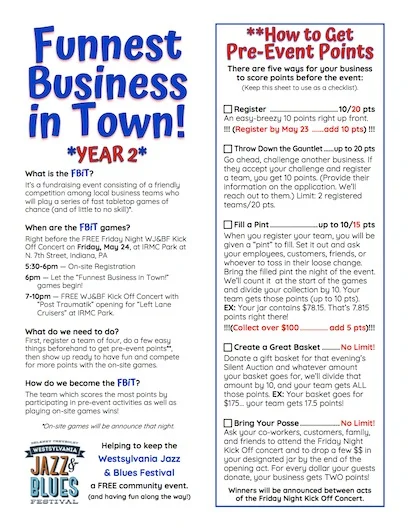 Support DCWJBF by Being The Funnest Business in Town