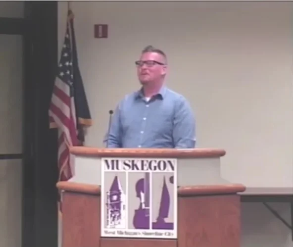 Jeff spoke at the Muskegon City Commission Meeting to share the plans for Nipote’s 