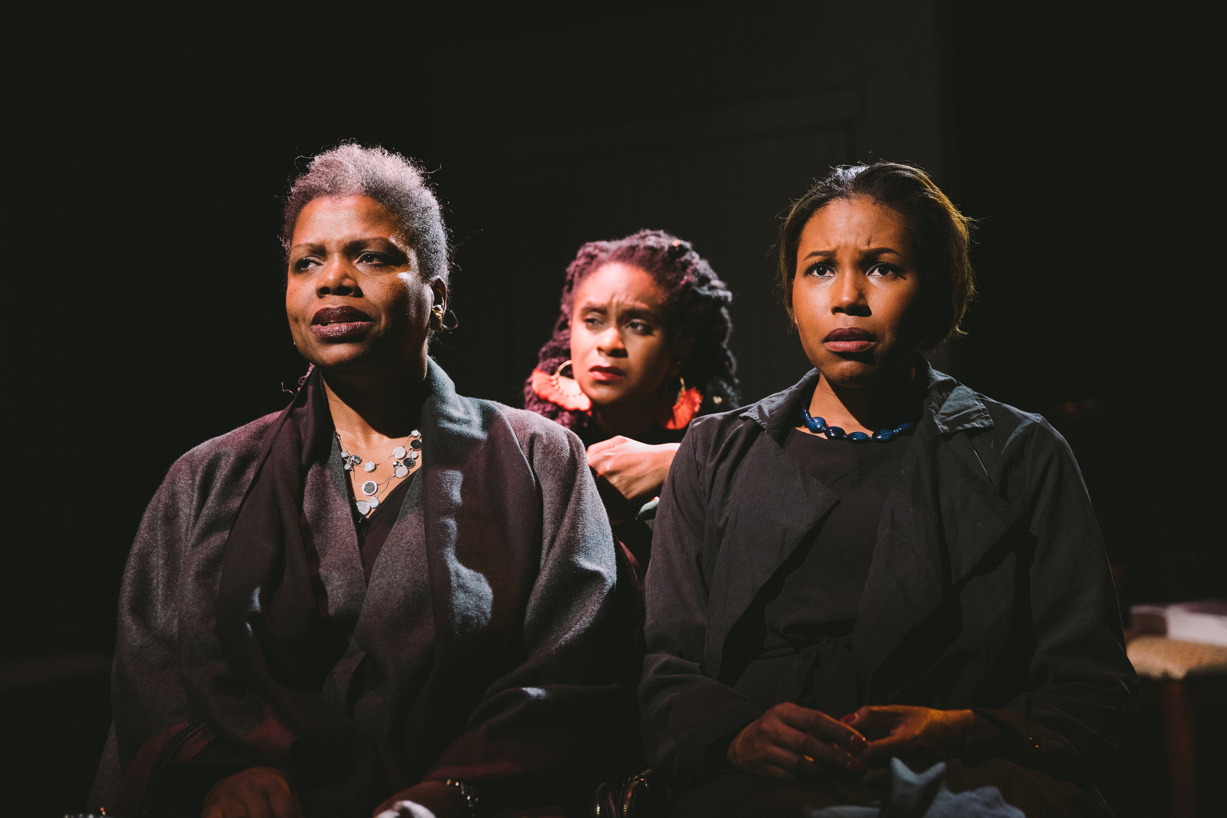 Photo by Mae Koo Photography.  Lorinda Hawkins Smith, Kacie Rogers, and Cloie Wyatt Taylor in THE WILLOWS.JPG