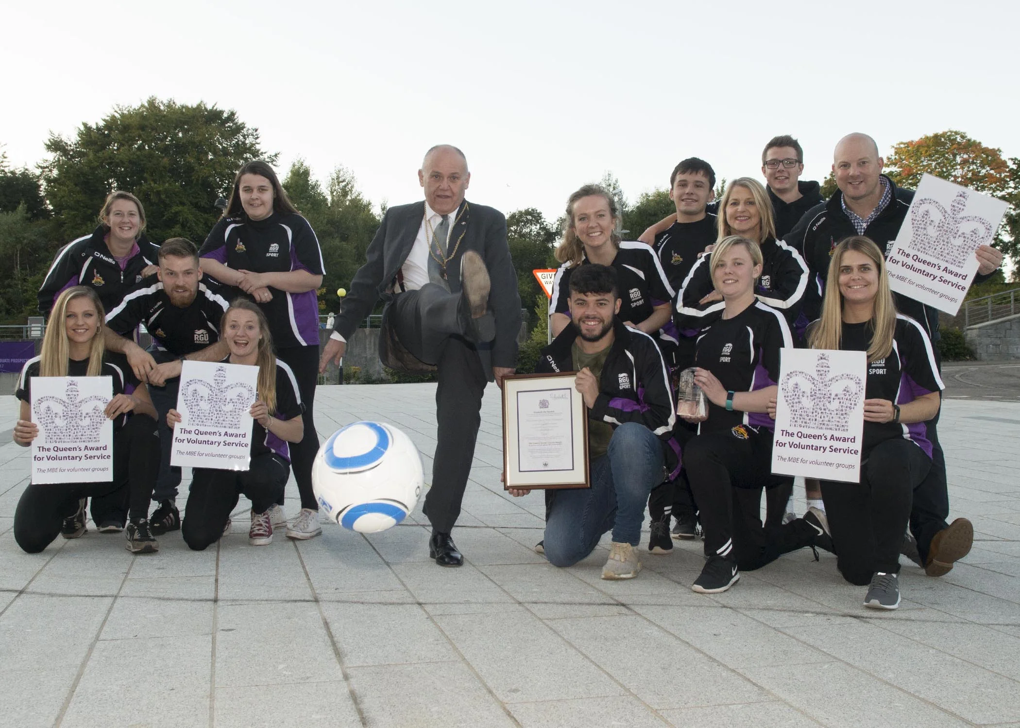 RGU’s Streetsport receives the Queen’s Award for Voluntary Service