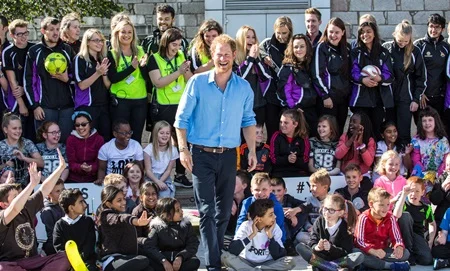 Prince Harry visits Streetsport on first official visit to Aberdeen