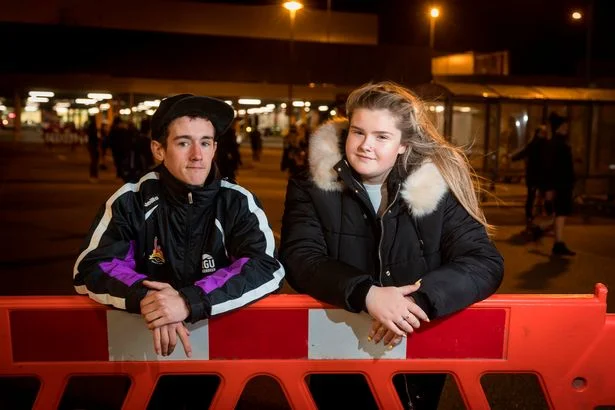 Streetsport volunteers: William McWilliam and Lauren Cran from Northfield, Aberdeen.