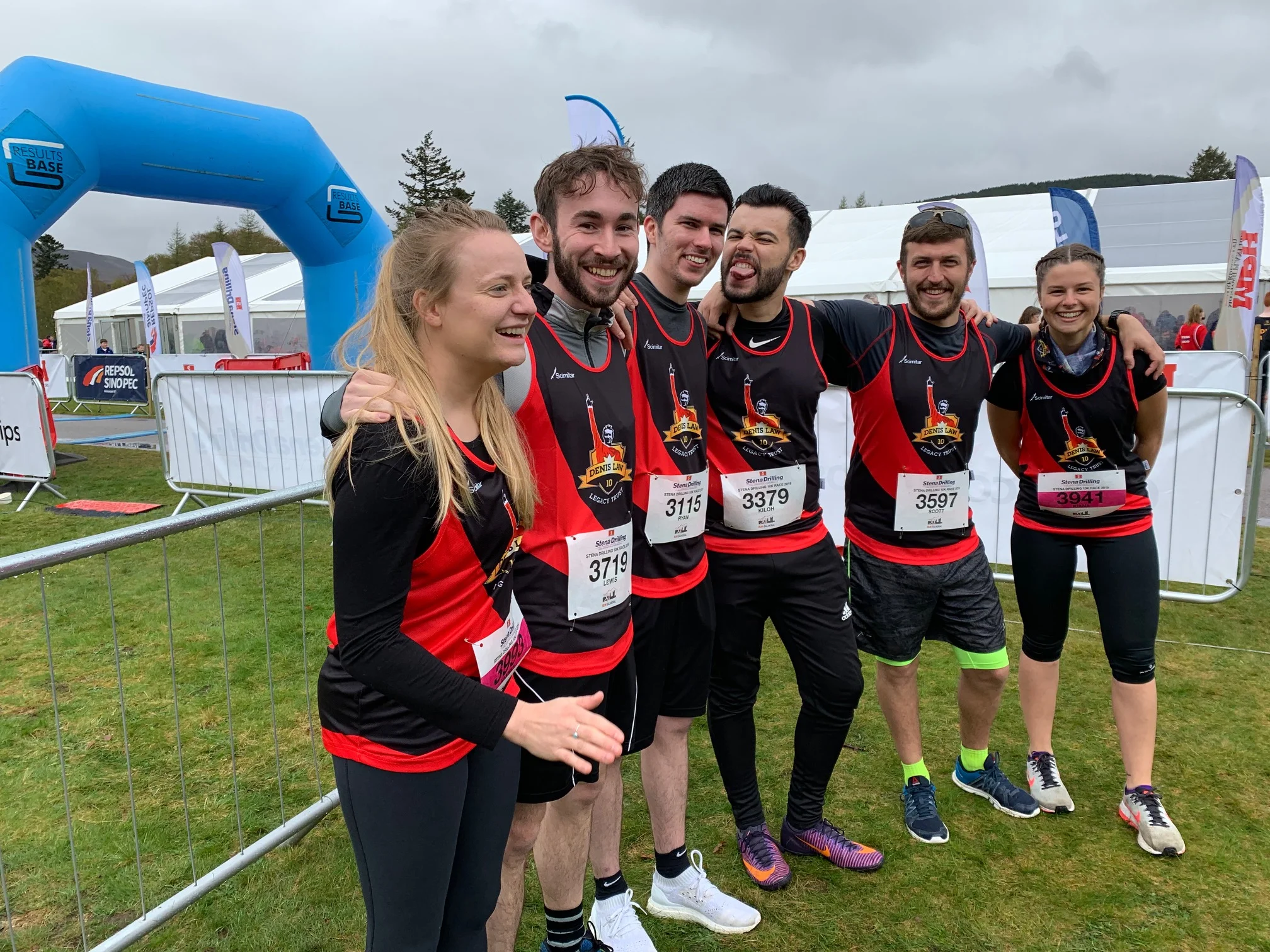 All smiles in Balmoral.