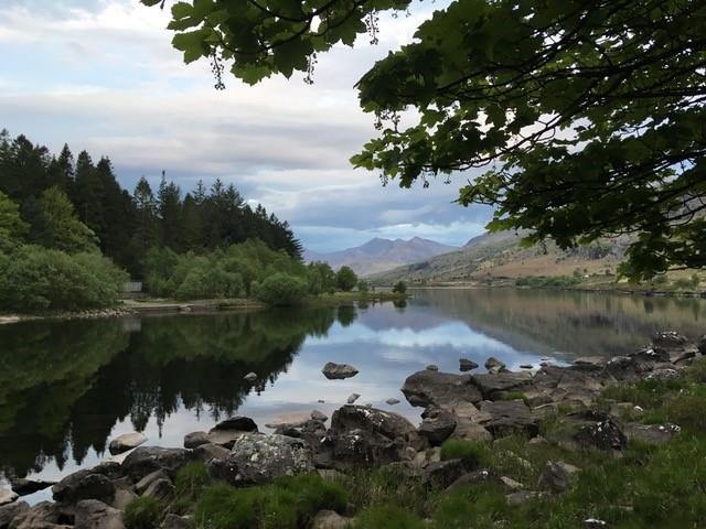 View of Snowdon where Dave will begin the PBR