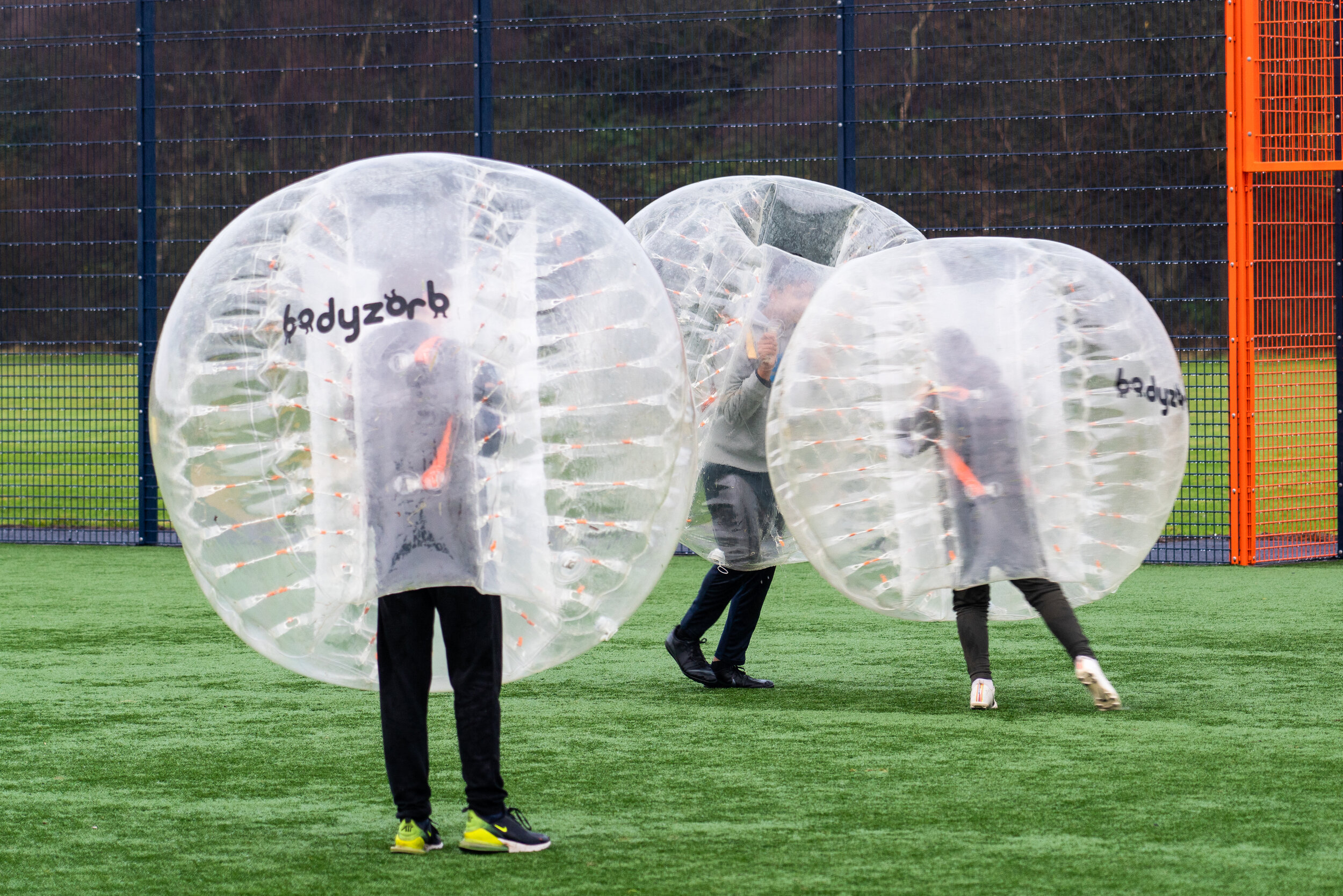 Zorbs. Credit: Andy Hall
