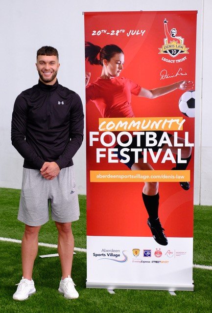 Connor McLennan of Aberdeen FC at the 2019 festival