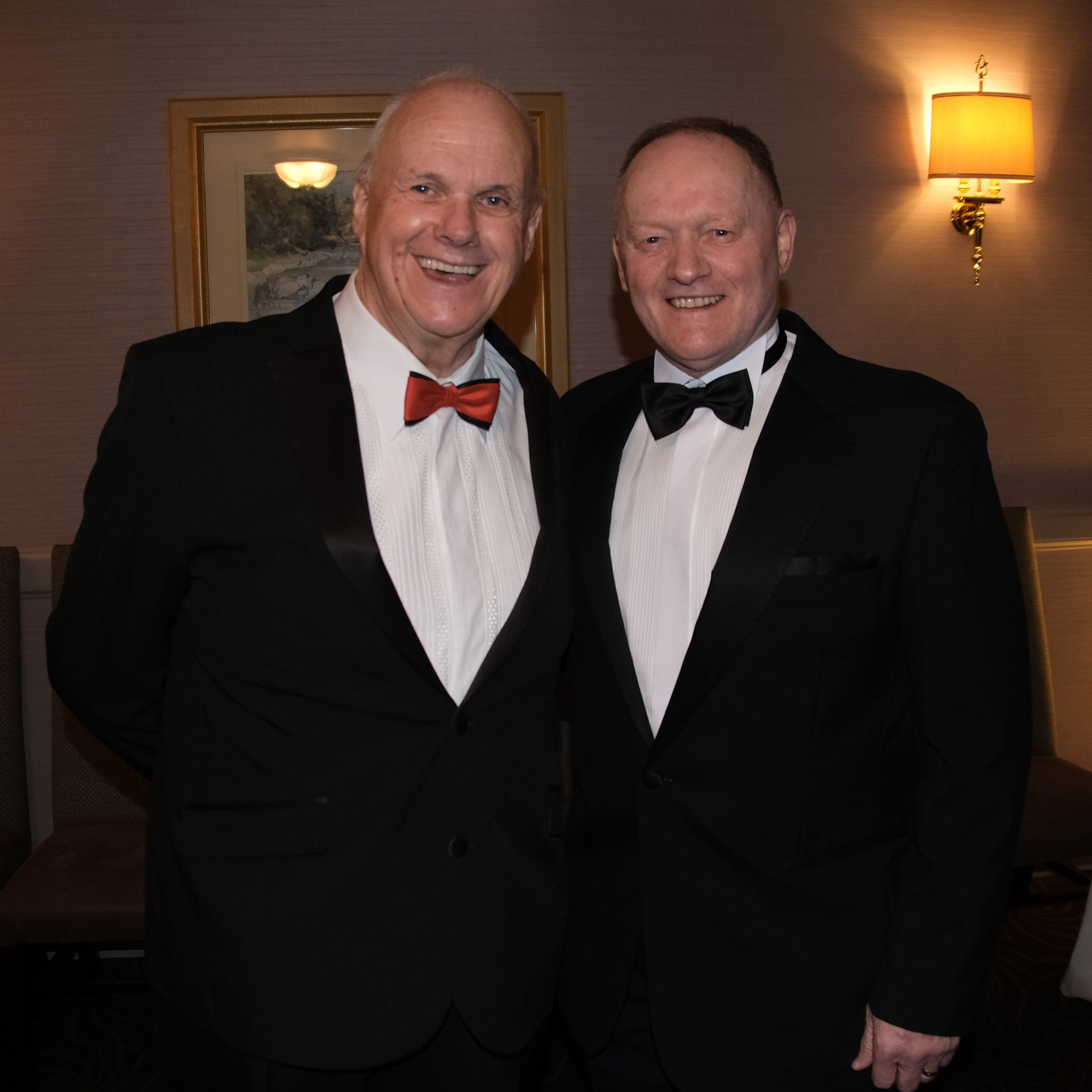 Chairman Alistair Findlater and John McMaster