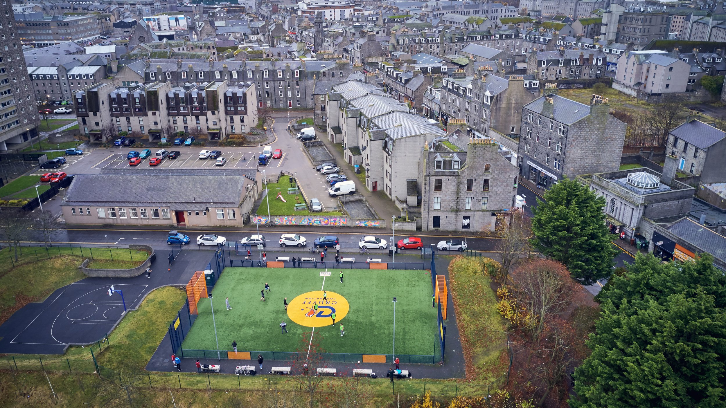 Cruyff Court Denis Law. Credit: Bram Berkien