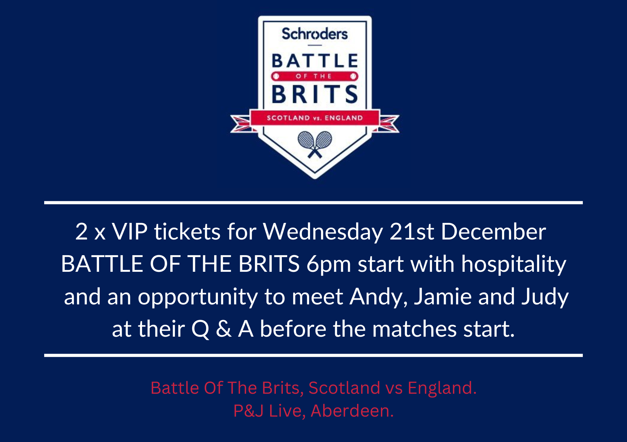 Battle Of The Brits Tickets