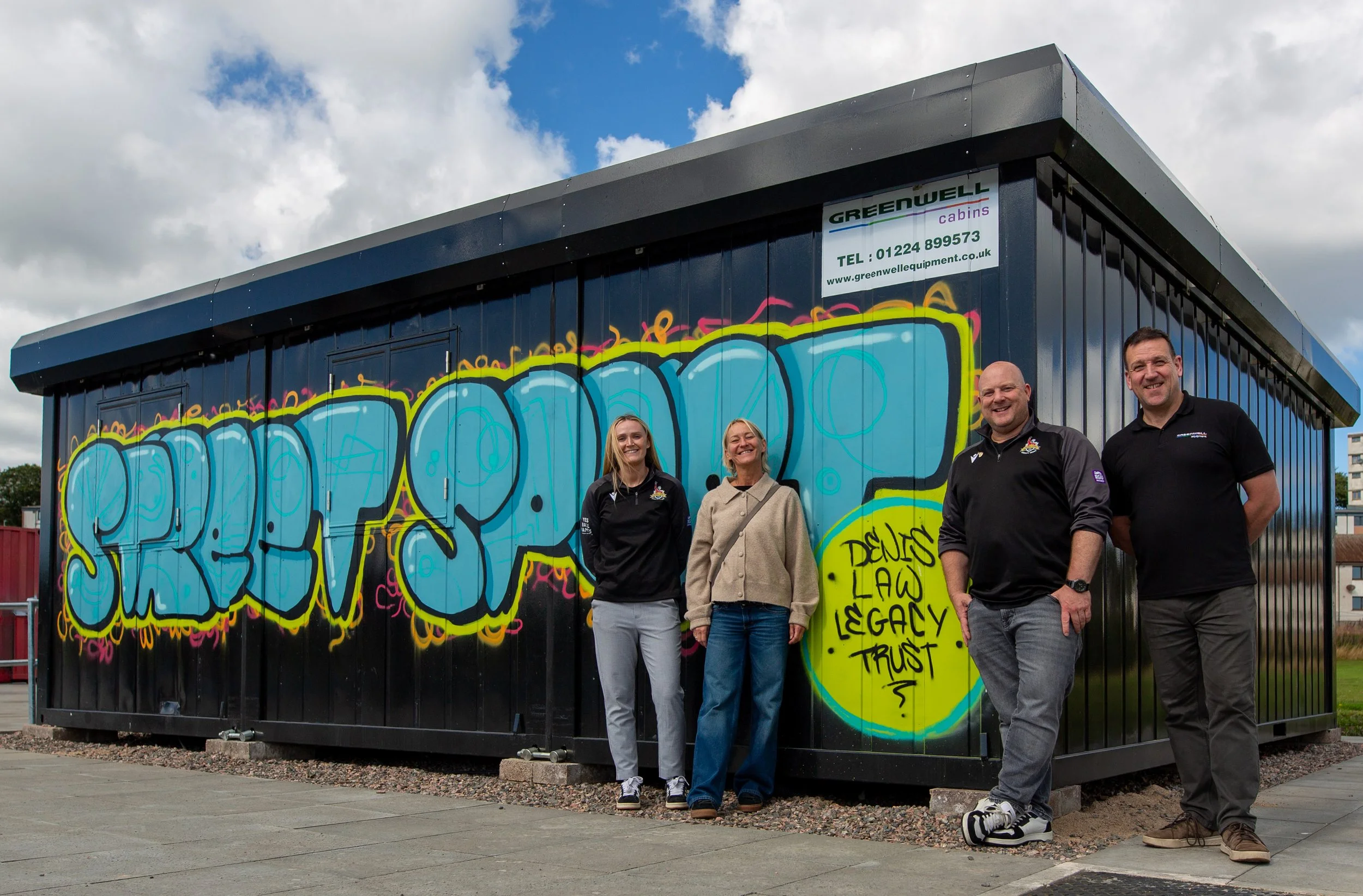 DLLT Staff with Greenwell Team Kaceys legacy Youth Hub _Torry_Friday 4th September 2026.jpg