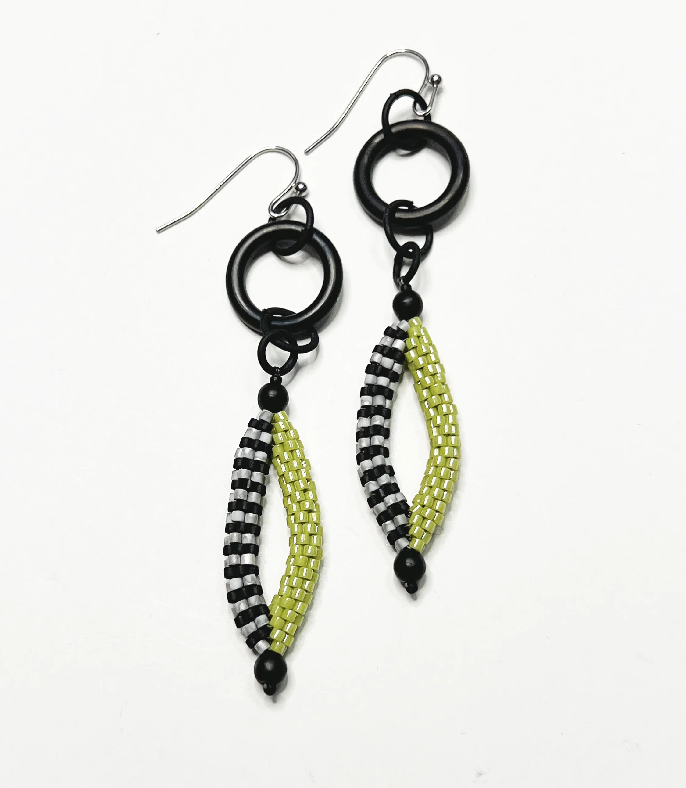 POE-O-6 Lime and Black and White