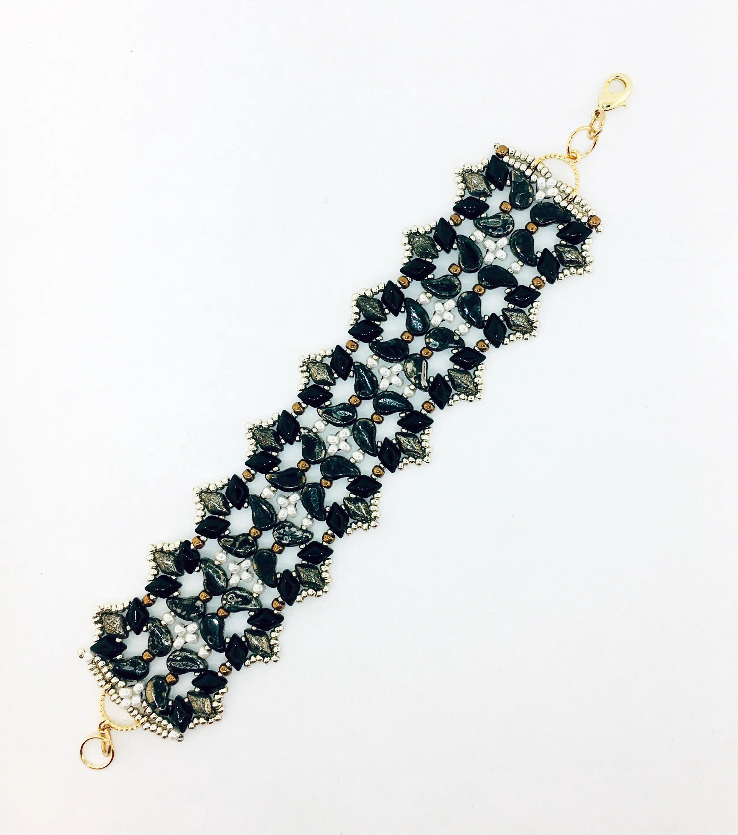 Black Tie Bracelet Tutorial