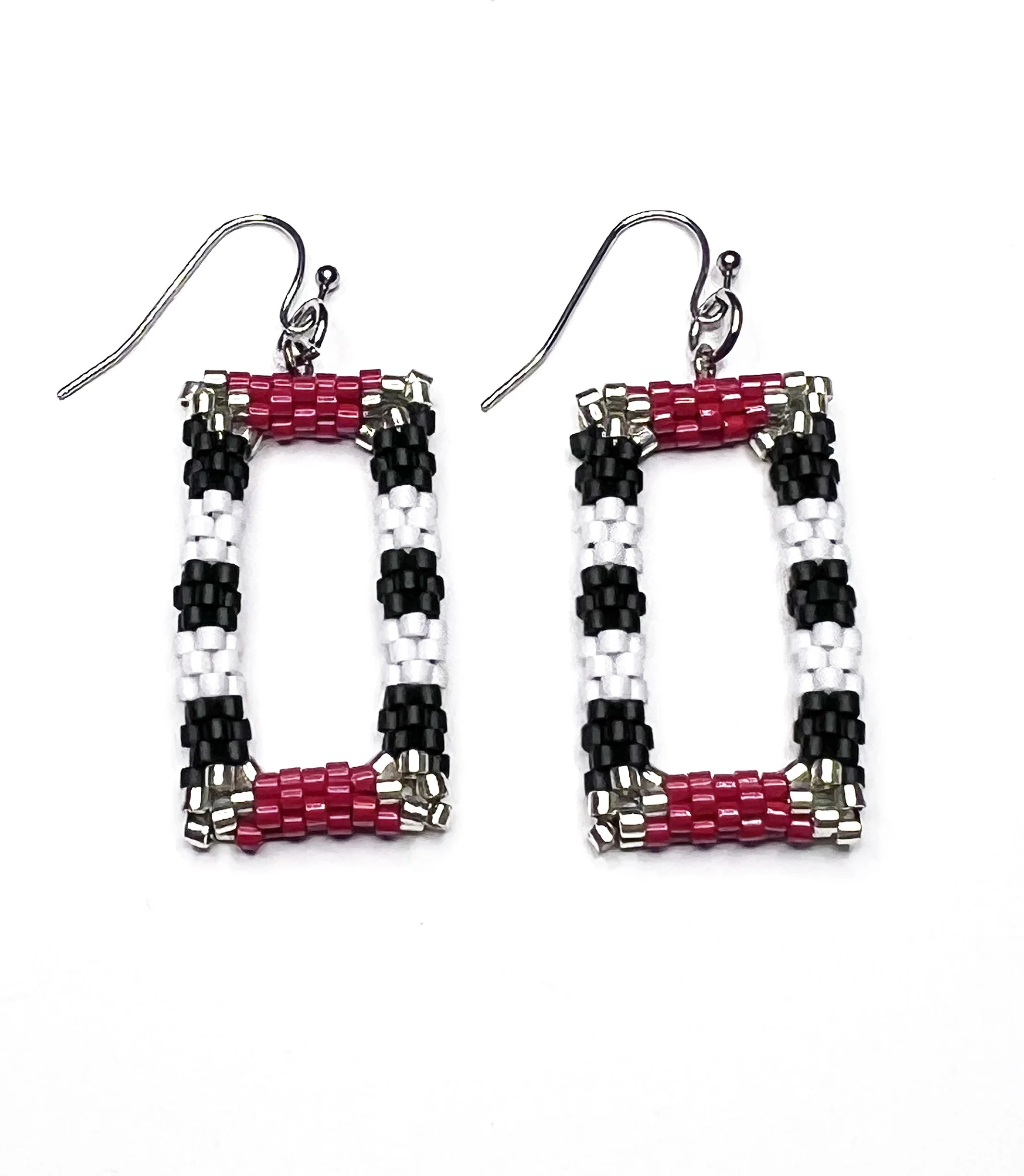 RL-2 black white stripe with red, silver accent.jpg
