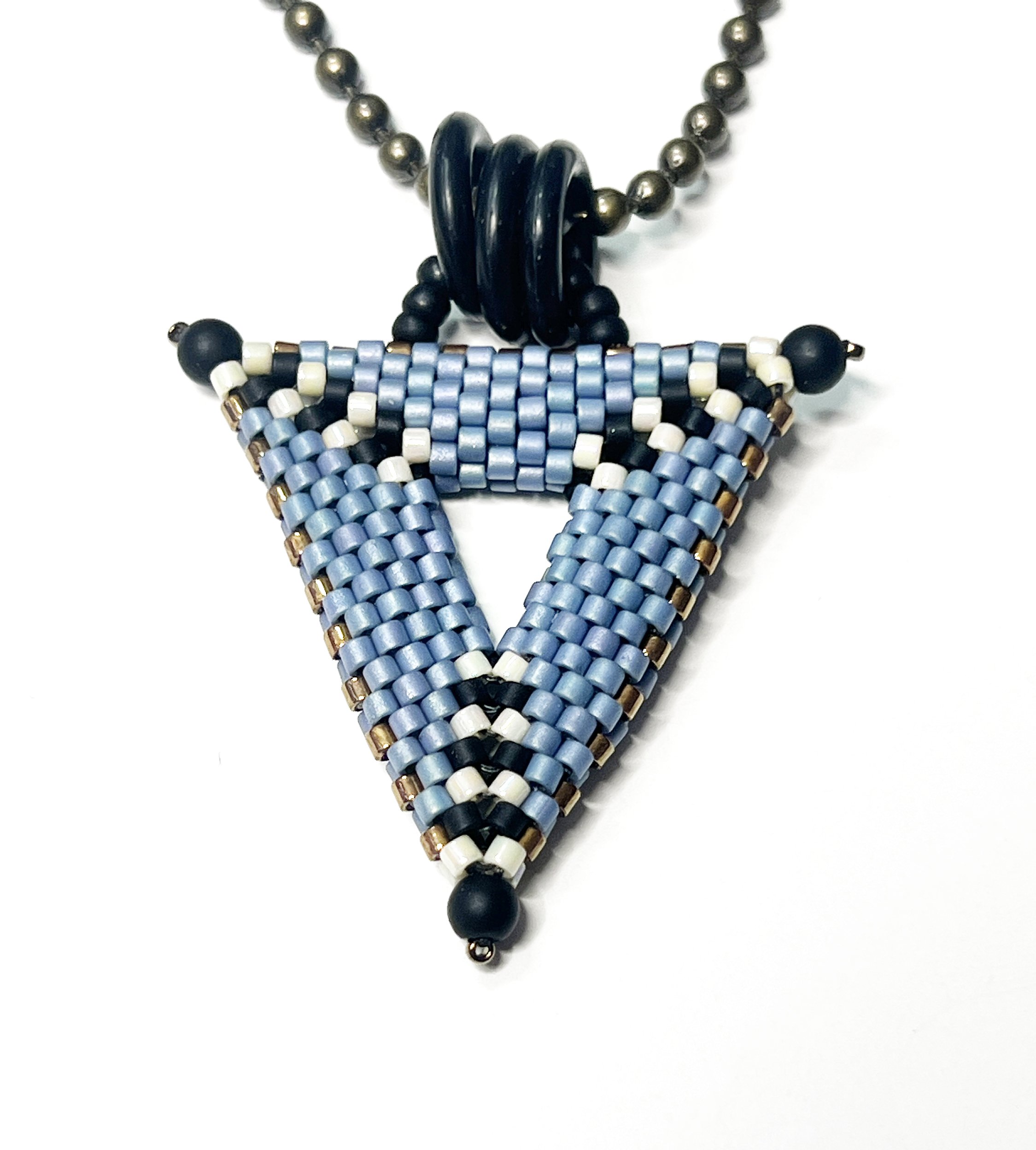 TSP-15 Small triangle denim with gold