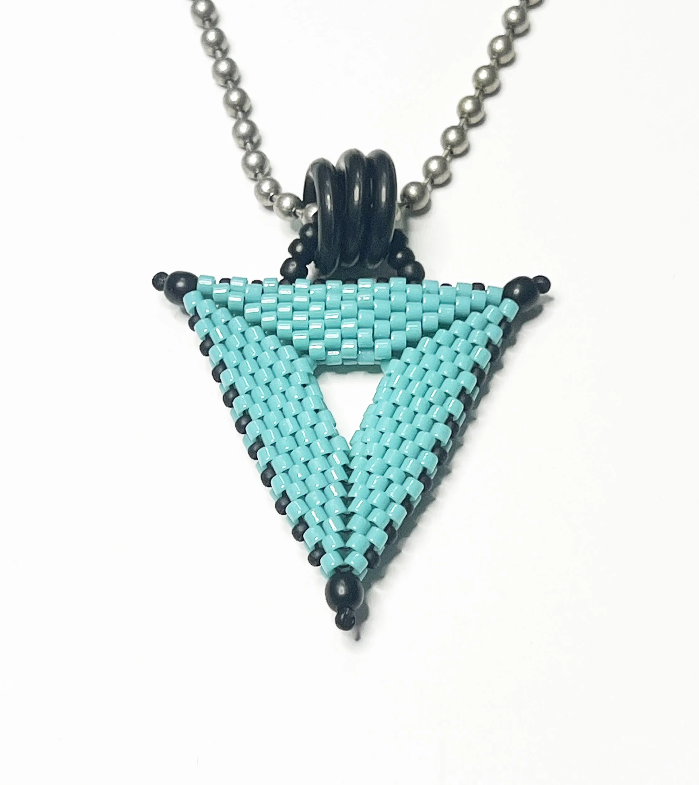 TSP-3 Small Triangle Pendant, Turquoise