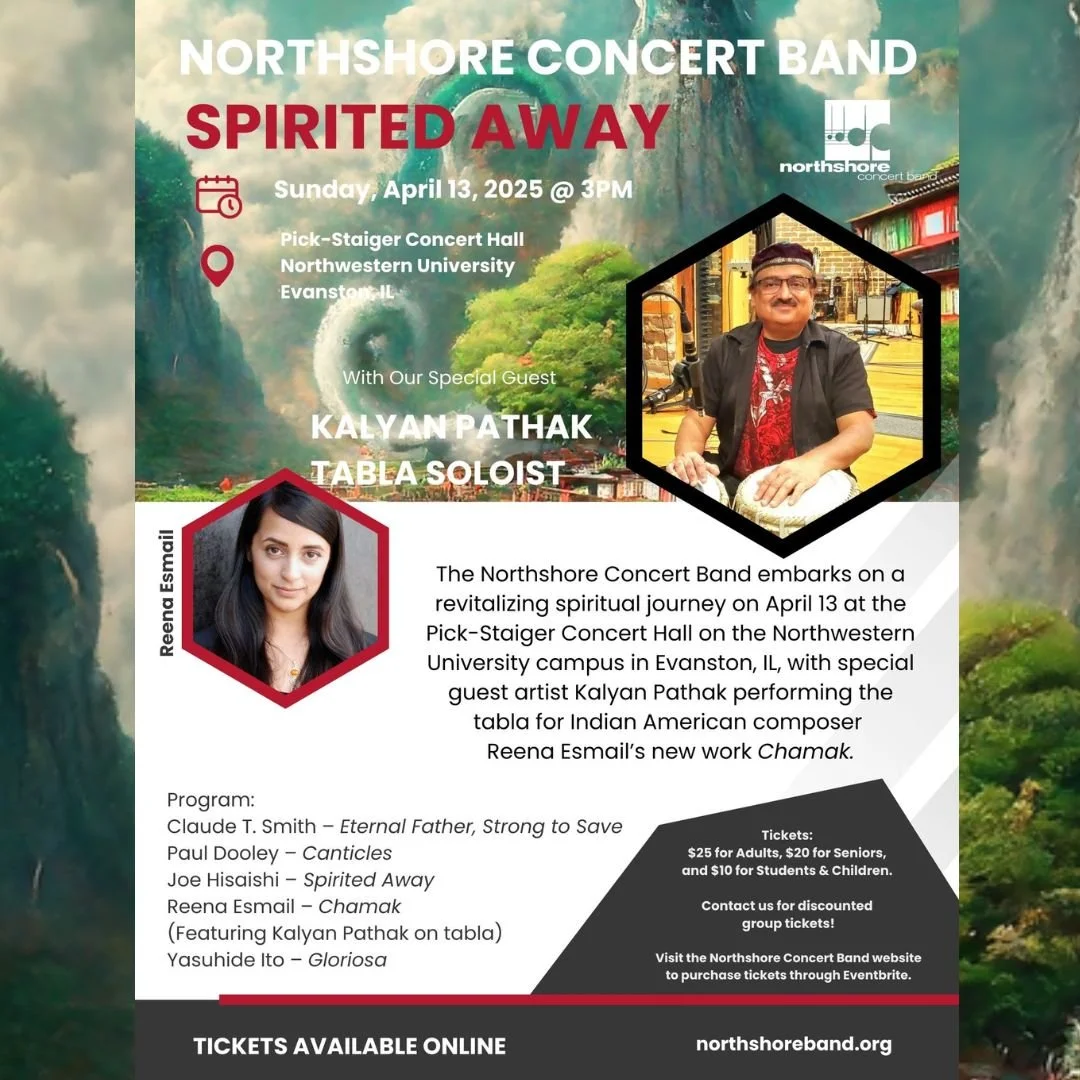 Kalyan Pathak Performs the Tabla for Indian American composer Reena Esmail's Chamak