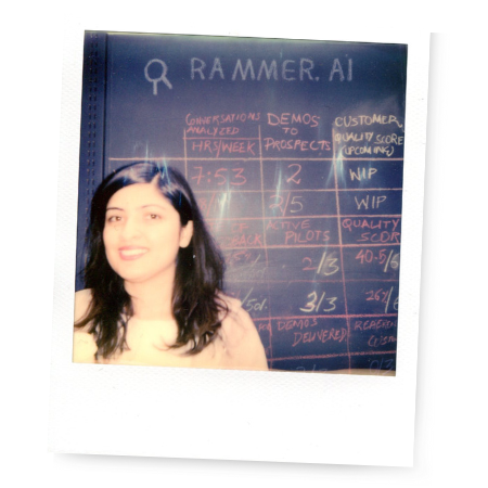 Surbhi Rathoe, CEO and Co-Founder of Rammer.ai and 2019 Techstars Seattle participant
