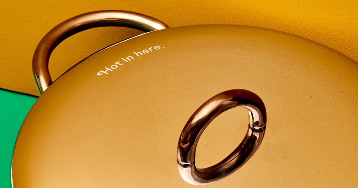 The option to personalize the lid with a saucy engraving.