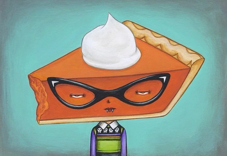 We have several paintings coming in from @annatrobot !! Vampie is perfect for spooky season!