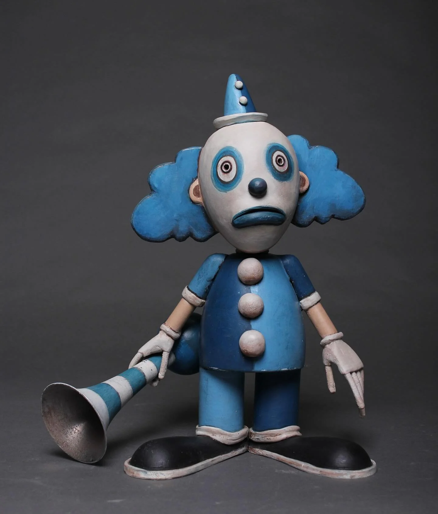 How much do I love Big Top Blues? So so much! @t.m.studio brought all his best lovable clowns for his new show! Pre sales are officially open! Message for a catalogue and grab one before they are all gone!