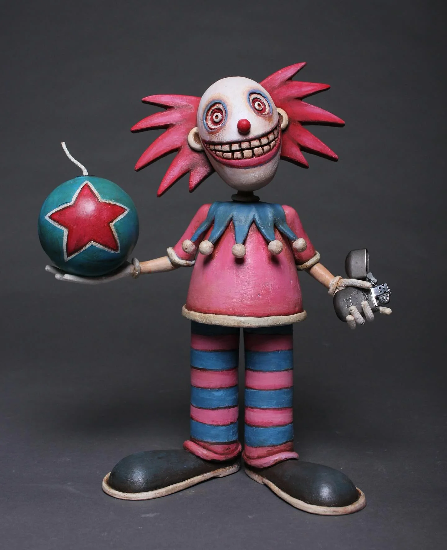 Short Fuse Freddy is ready for Halloween! All tricks and no treats for @t.m.studio new show For My Last Trick opening this Friday! Pre sales are open!