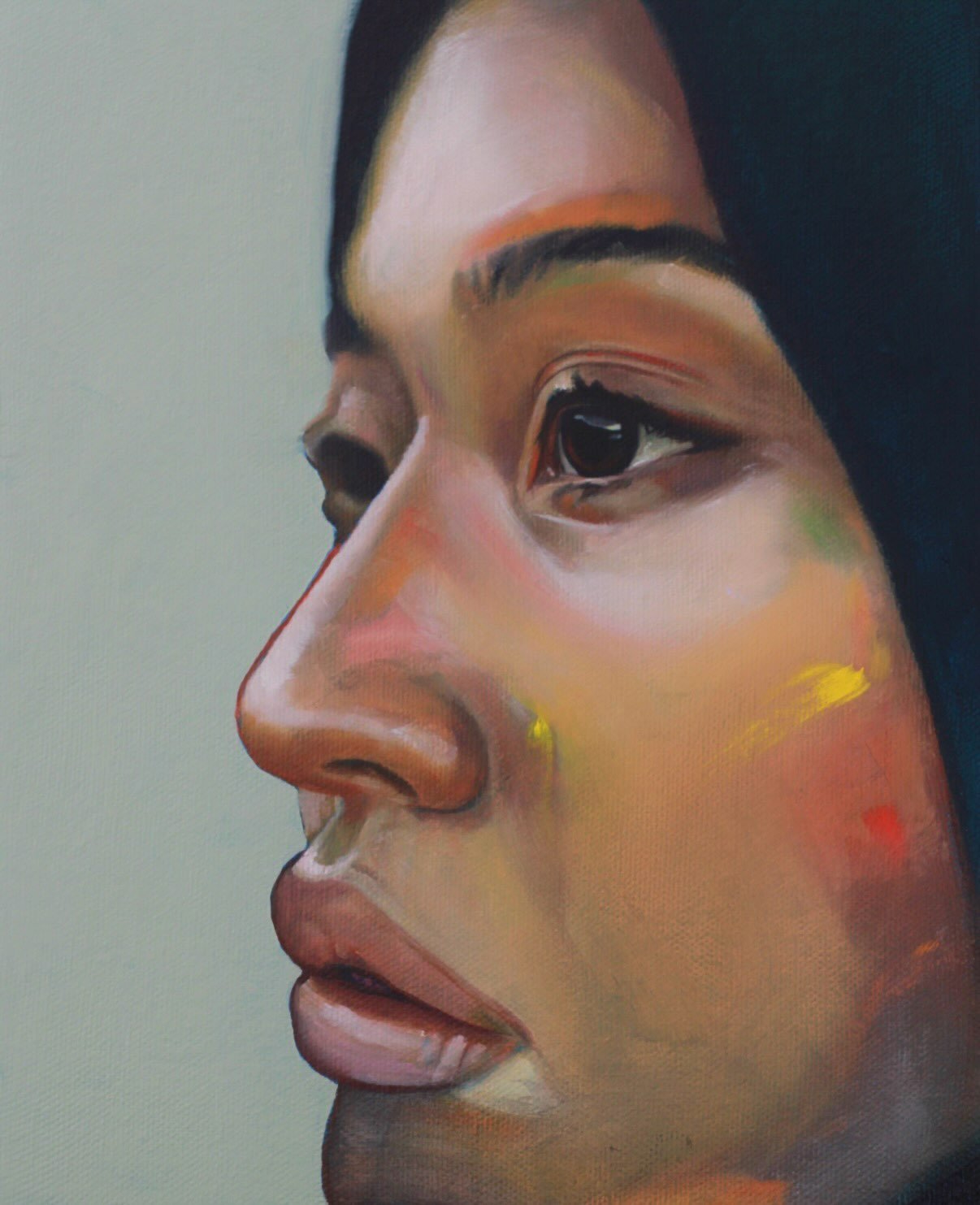 We are receiving 3 small works from @matthewhanceart1 very soon! Each one is a masterclass. If you have been wanting a piece by him but didn&rsquo;t have the wall space now is your chance!

Nellie oil on canvas 10x8