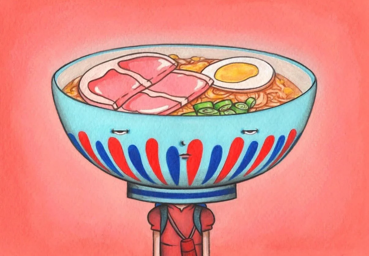 Who doesn&rsquo;t love a Studio Ghibli reference?

@annatrobot does it again! 

Ponyo&rsquo;s Ramen 5x7