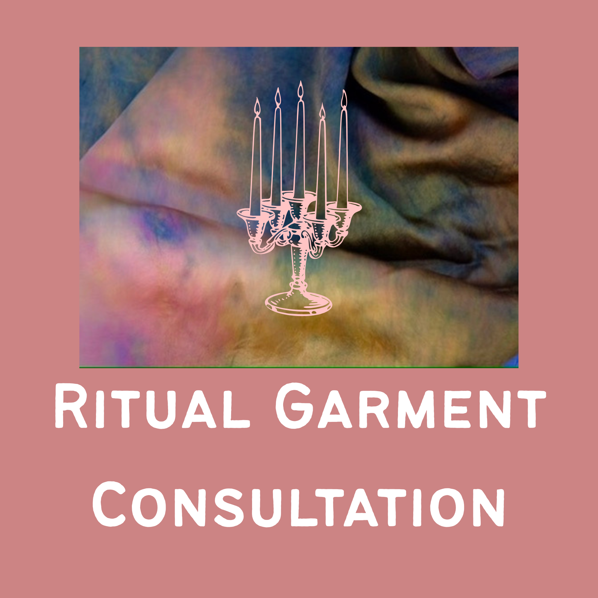 Ritual Garment Consultation for Silk Neckerchief, Altar Cloth or Pillowcase