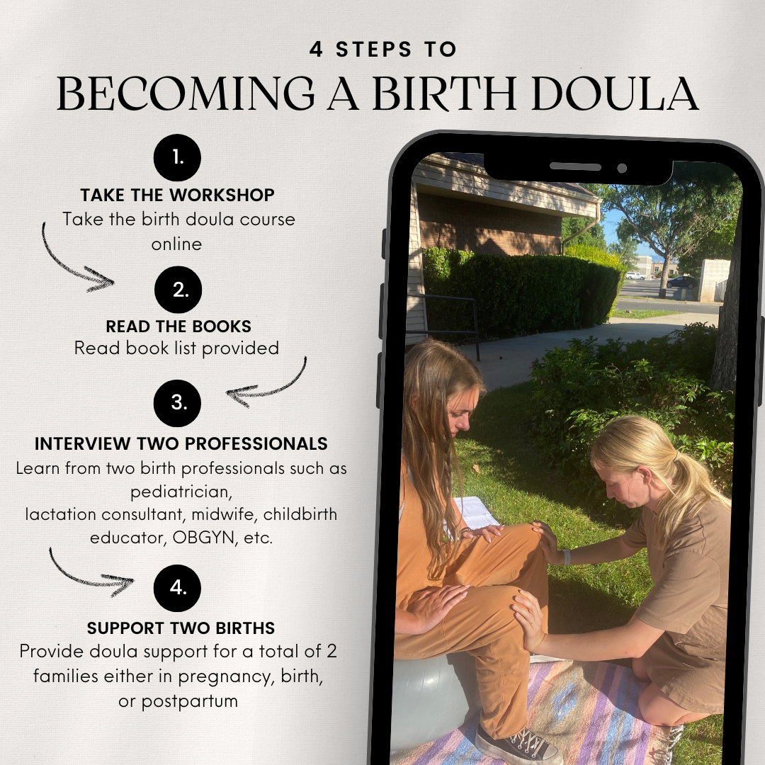 4 STEPS TO BECOMING A DOULA ONLINE COURSE .png