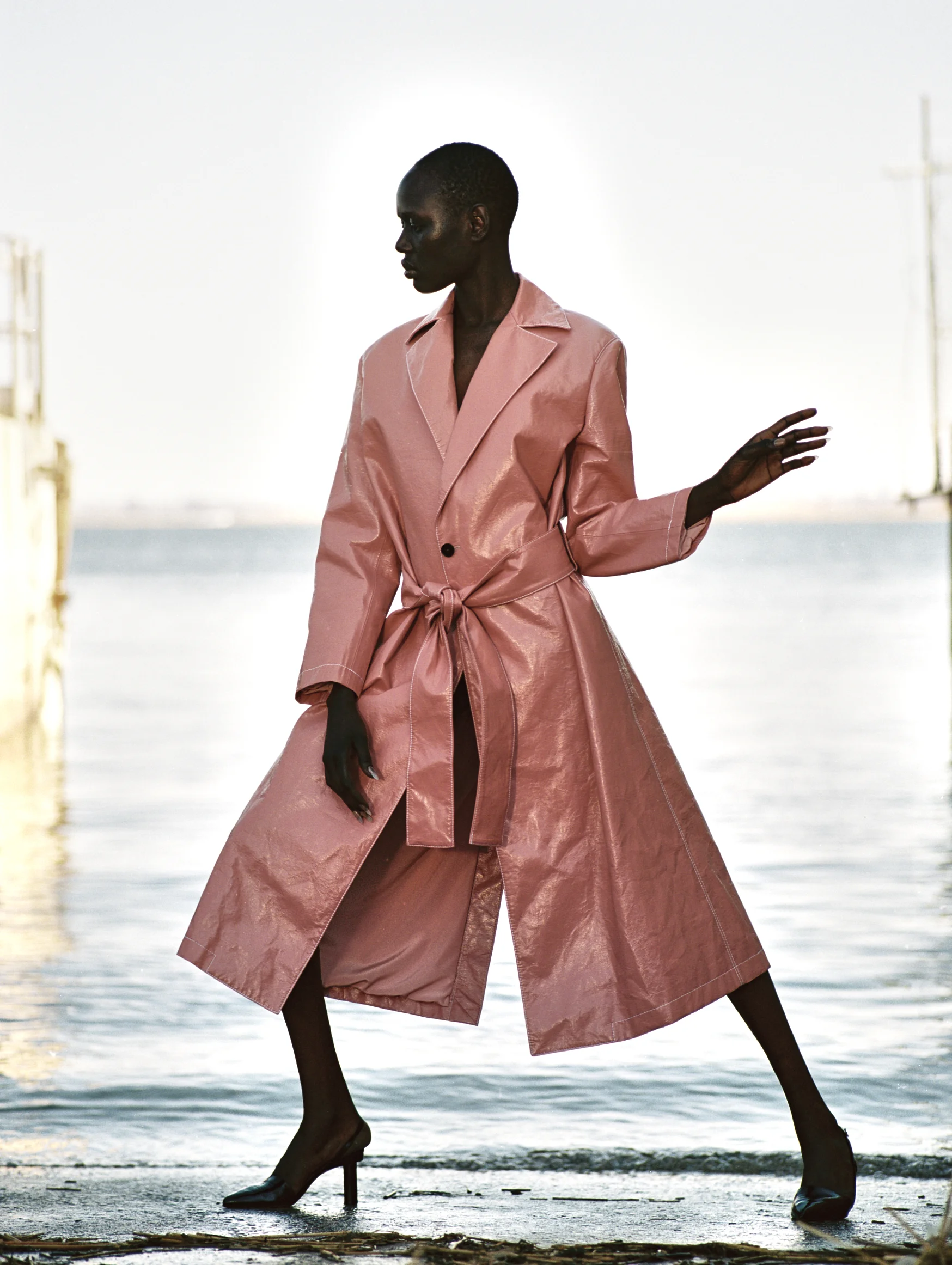 “light is calling” - ajak deng photographed by emon toufanian for phosphenes #5