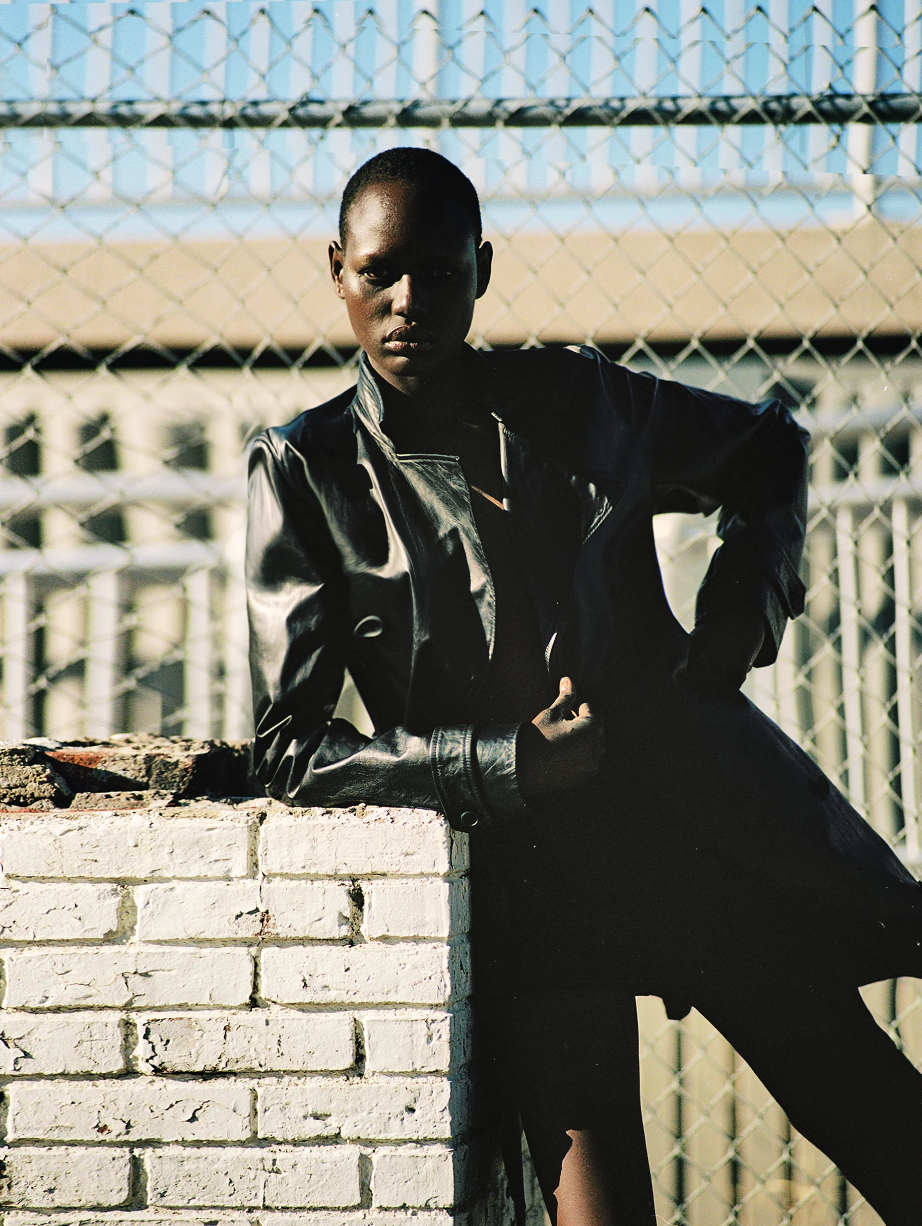 “light is calling” - ajak deng photographed by emon toufanian for phosphenes #5