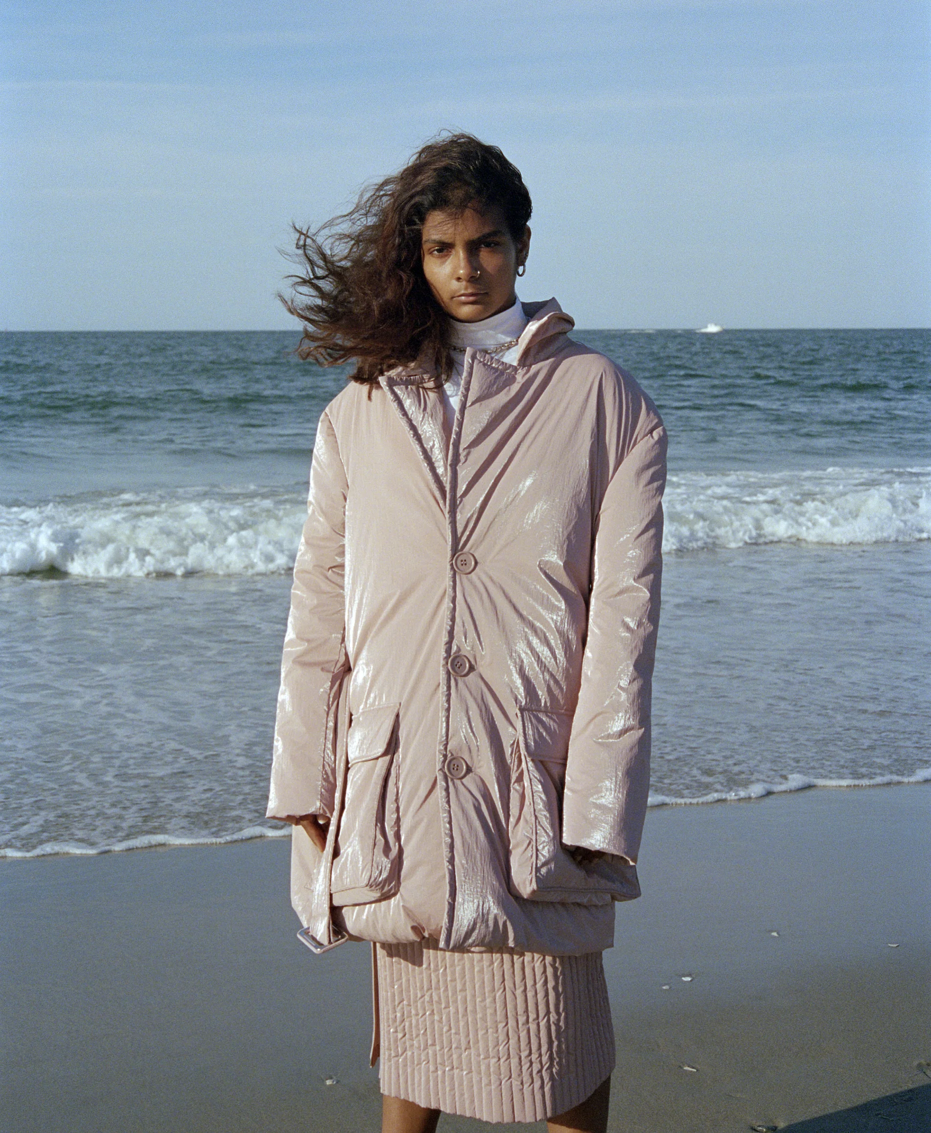 jaya photographed by laurent amiel for an eckhaus latta special in indie magazine #63 autumn 2019