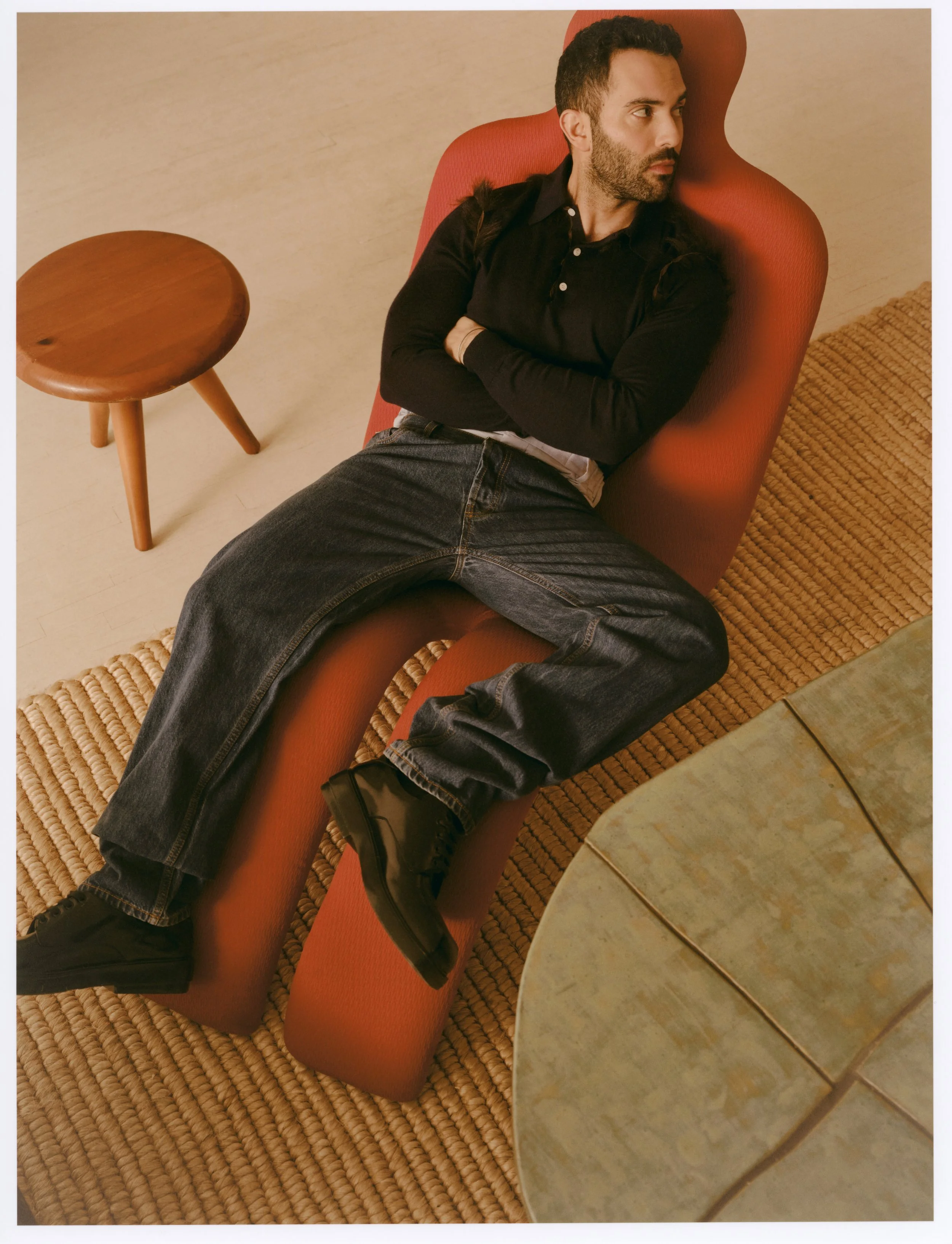   andy baraghani photographed by clement pascal for the greatest magazine ss24  