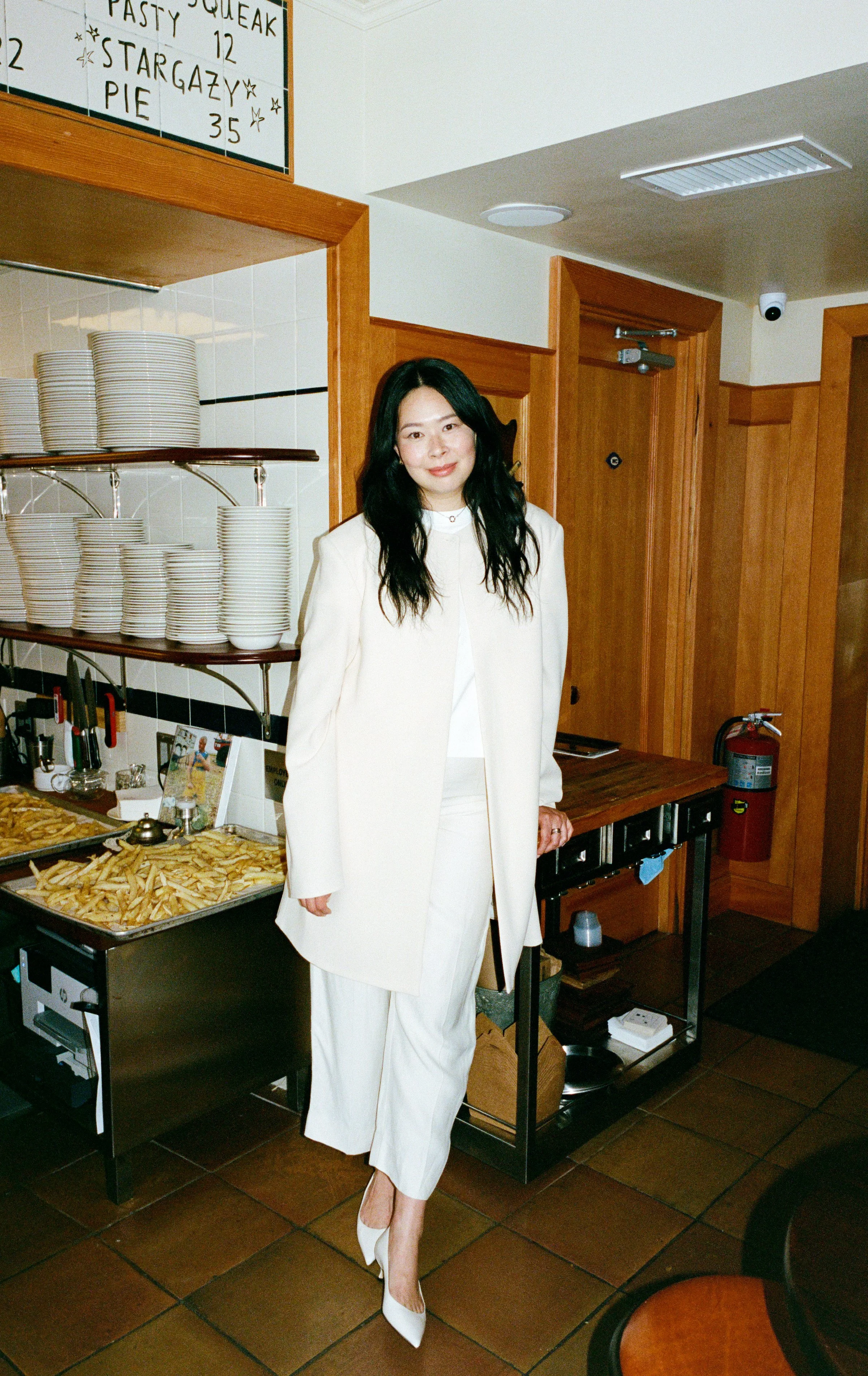   annie shi photographed by sam hellmann for interview magazine september 2026  