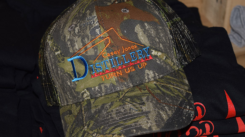  Our Casey Jones Distillery hats are available in camo as well as multiple colors. 