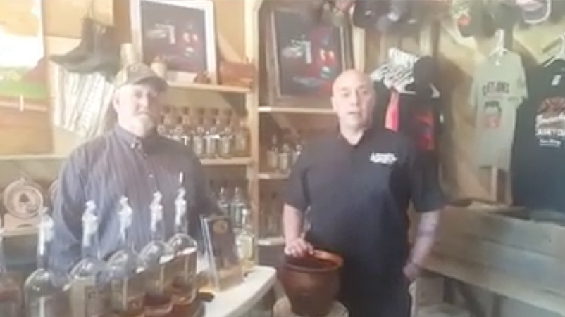 BOURBON BEER & BUSHCRAFT VISITS THE DISTILLERY