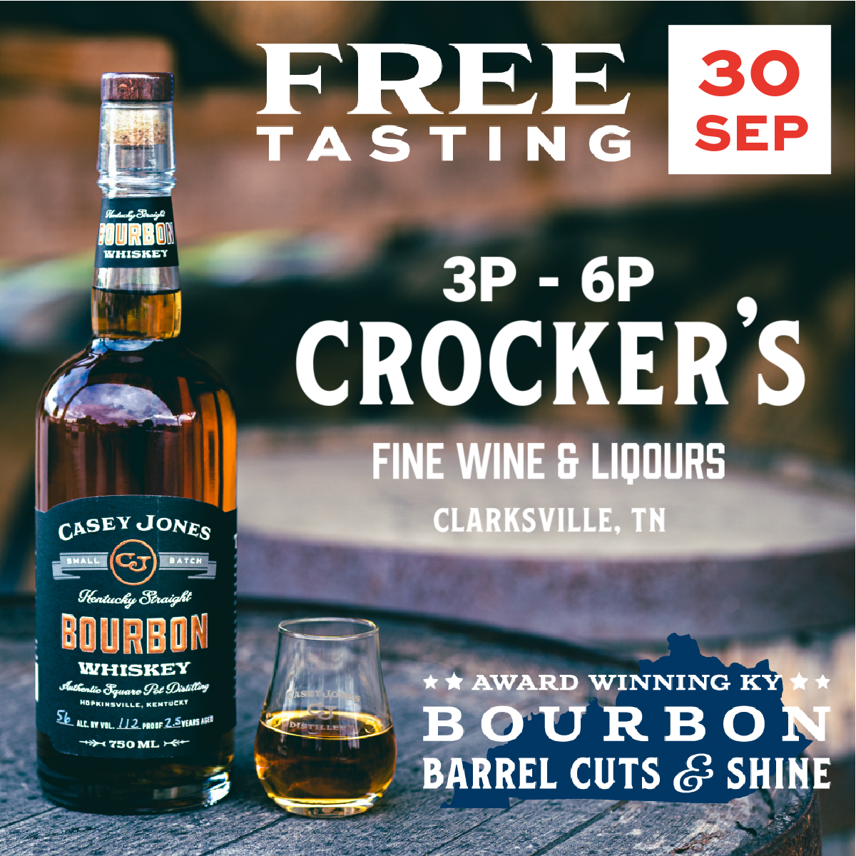 FREE Tasting at Crocker's Fine Wine &amp; Liquors Clarksville, TN