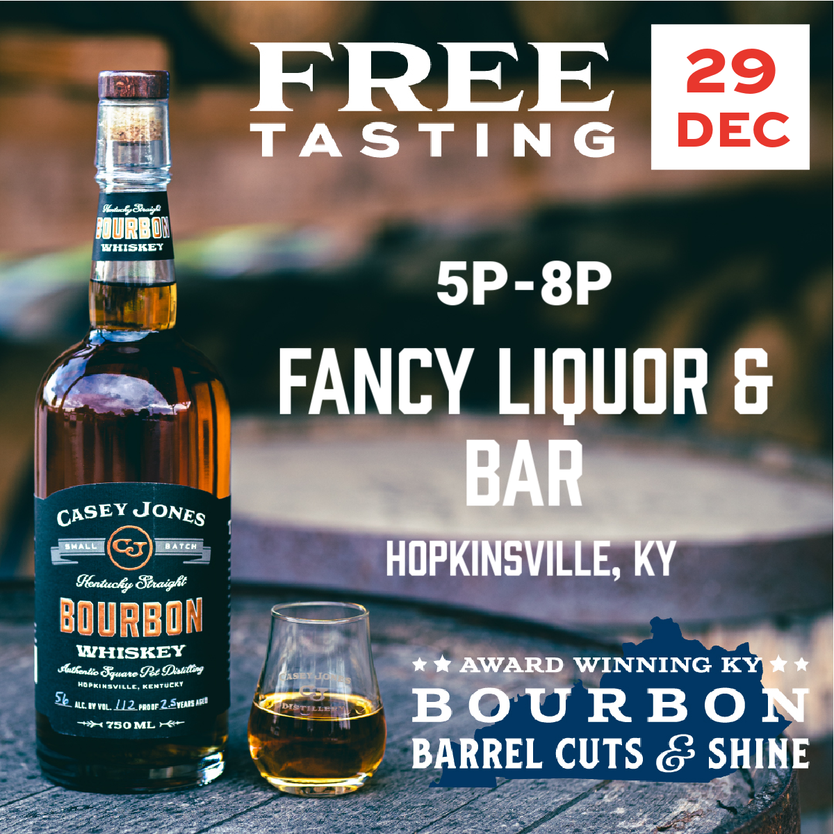 FREE: KY Tasting AT Fancy Liquor &amp; Bar 