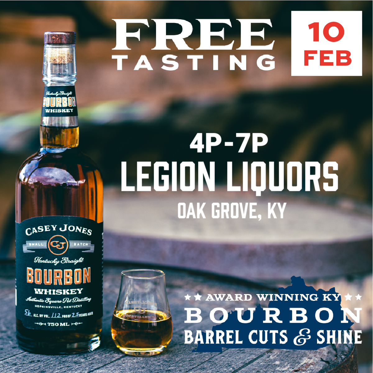FREE: KY Tasting AT Legion Liquors 