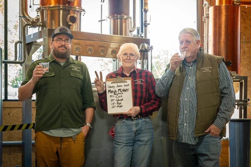 A MILESTONE IN THE MAKING: THE FIRST MASH MAKER BATCH DISTILLED