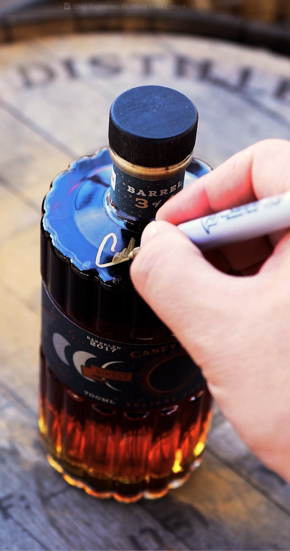 Bottle Signing By Founders