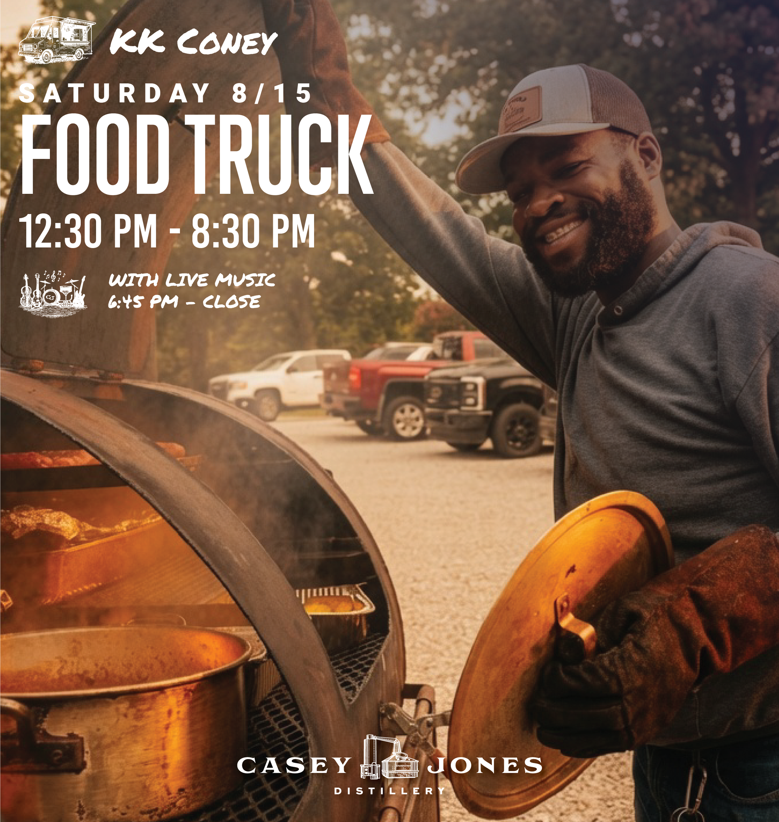 Casey's 'Til Late — KK Coney Food Truck and Johnathan Lewis-David Harper-AI Competition Performing Live
