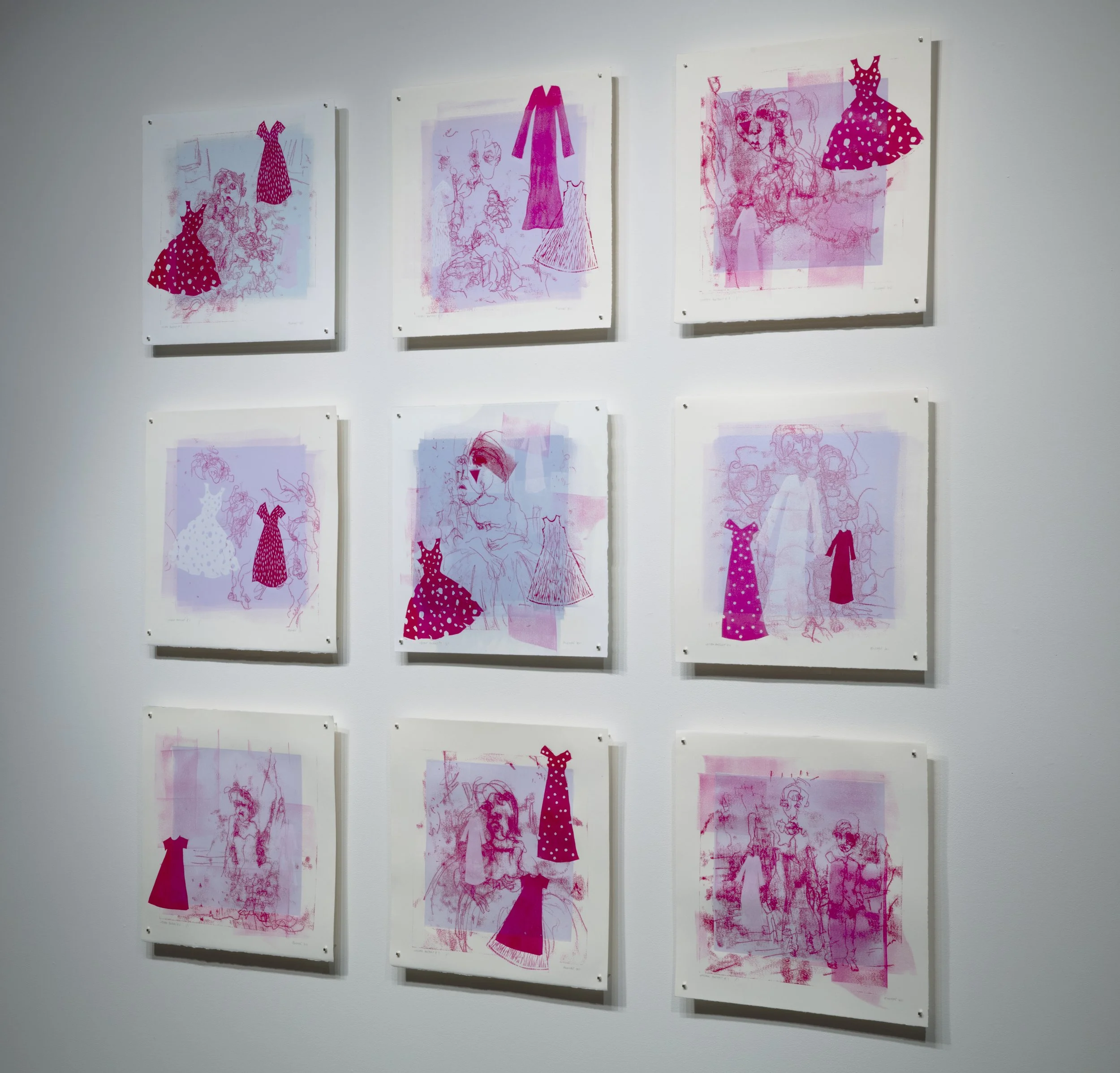 Installation view , Whispers Across Time at the Haldan Gallery, Lake Tahoe Community College 2022.