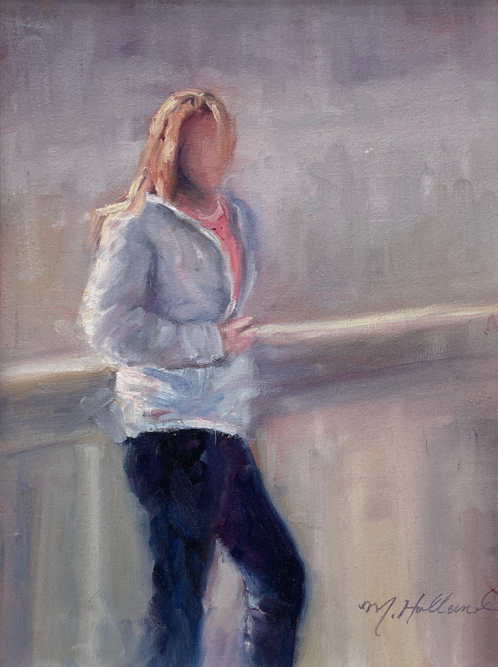 Girl In Pink Shirt SOLD