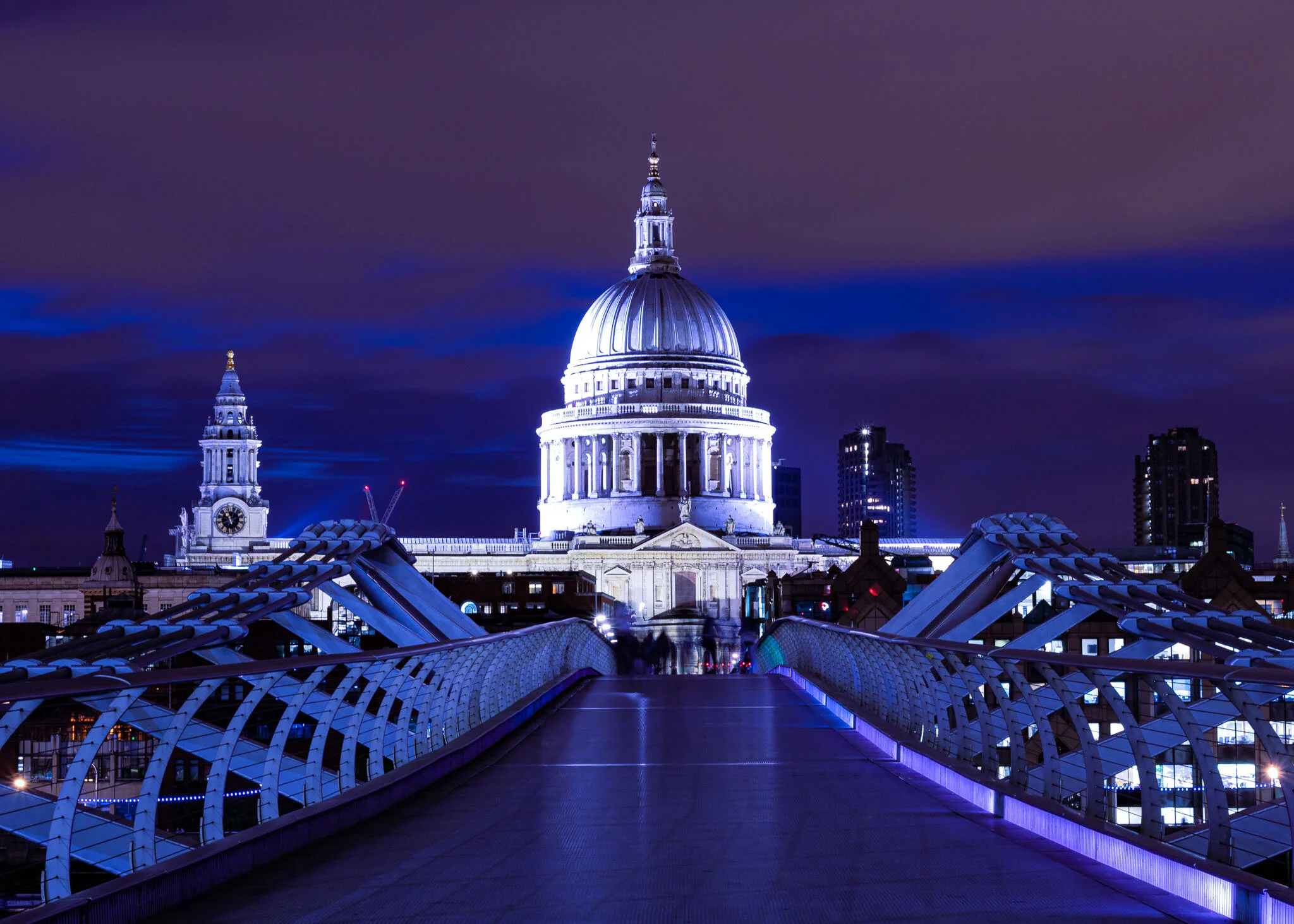 Millennium Bridge at Sunset